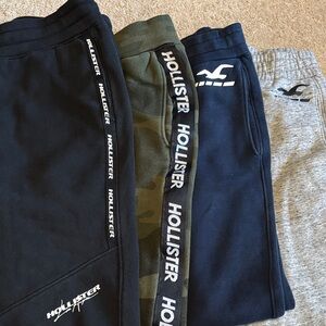 Hollister Kids Sweatpants - Black, Camo, Gray Trio, Navy